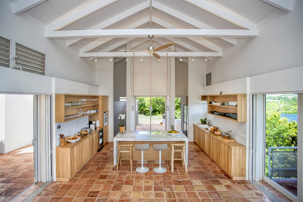 A louer villa 3 chambres Terres Basses Saint Martin_ Cuisine - 15